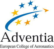 ADVENTIA European Aviation College logo
